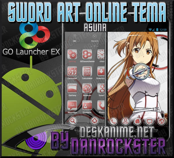 Asuna Android Theme By Danrockster On Deviantart