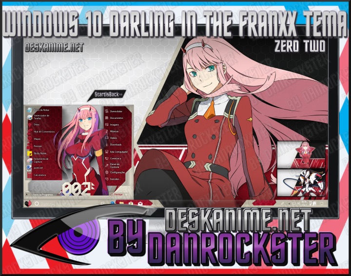 Darling in the FranXX Windows 11/10 Theme 