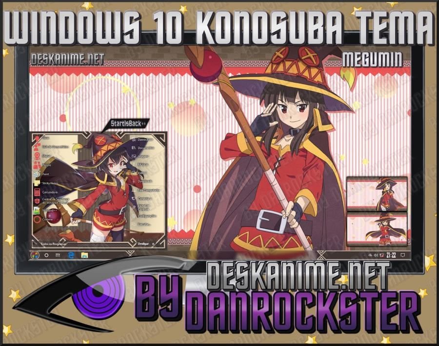 Windows Xp Megumin Windows 10 Megumin Tema by Danrockster on DeviantArt
