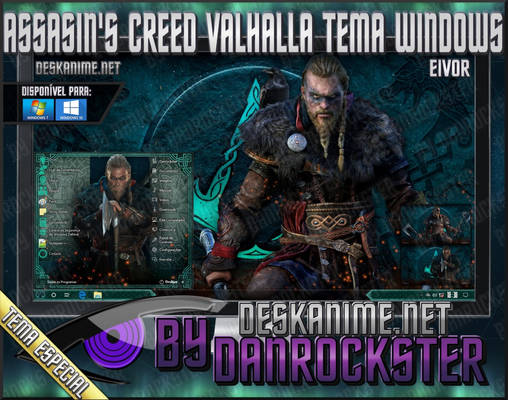 Eivor Assassin's Creed Valhalla Tema Windows