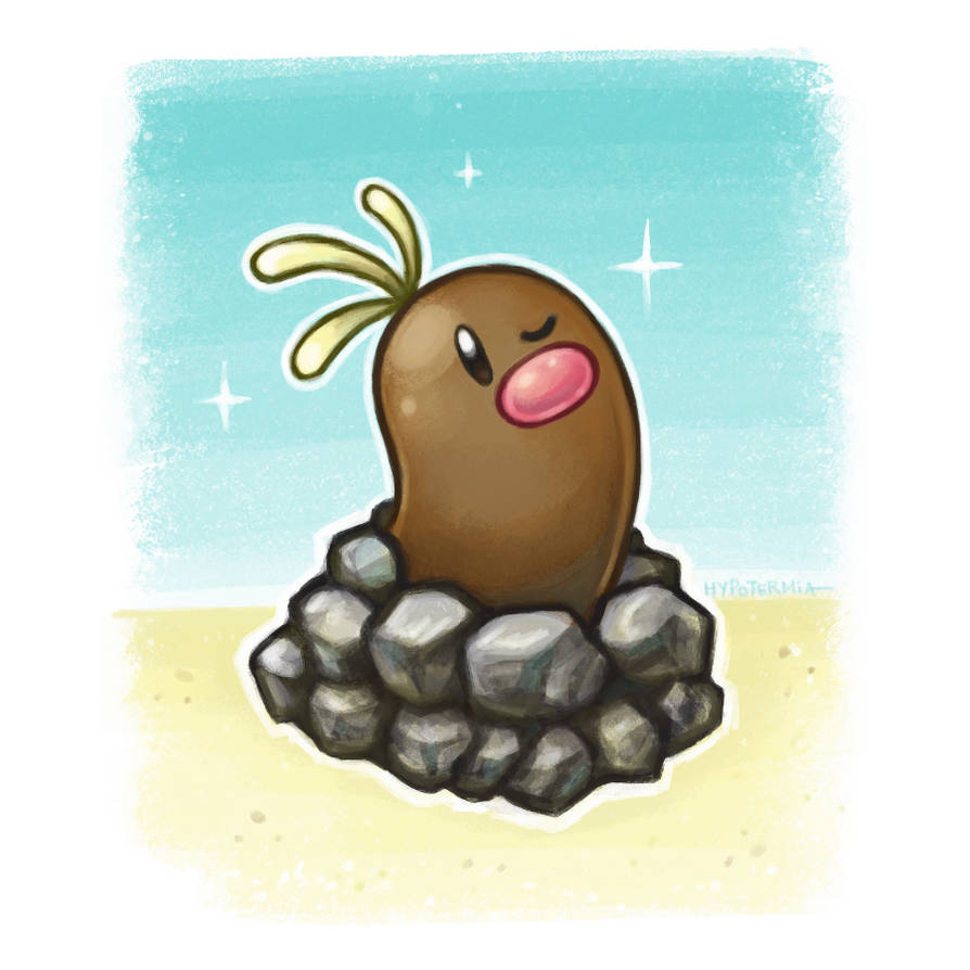 Diglett Fanart Alolan Diglett :: December Pokemon Challenge 2023 by x-Hypotermia-x on ...