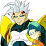 Vegeta Baby and Bulma