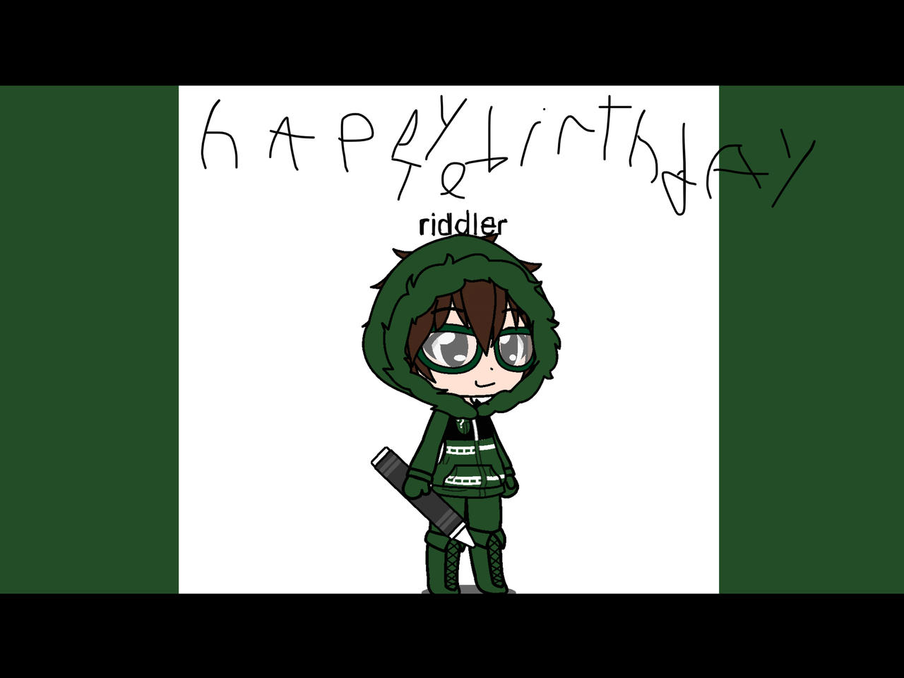 Happy Birthday to riddler by realisticpine64 on DeviantArt