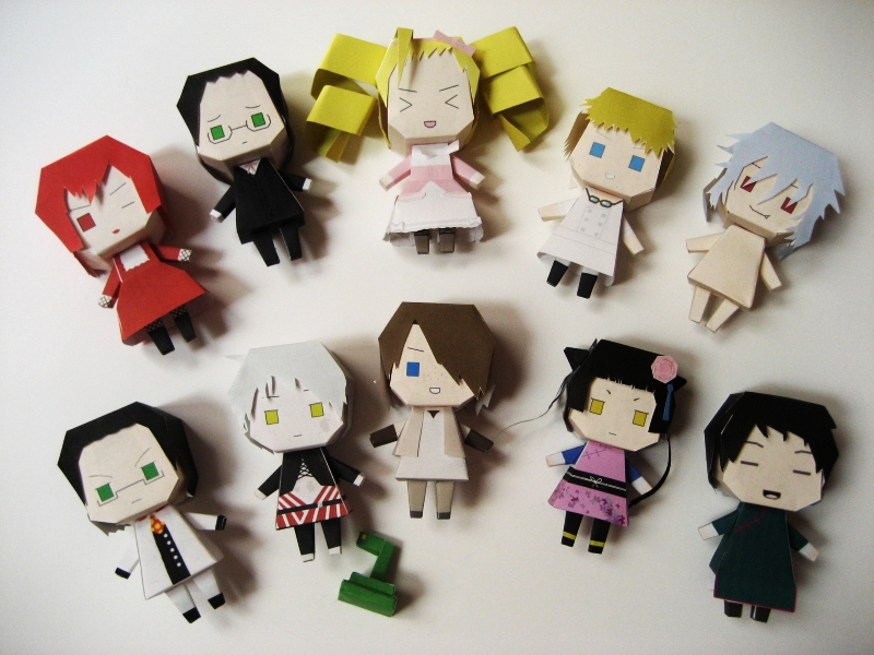 Kuroshitsuji Paperdolls III by feiyan