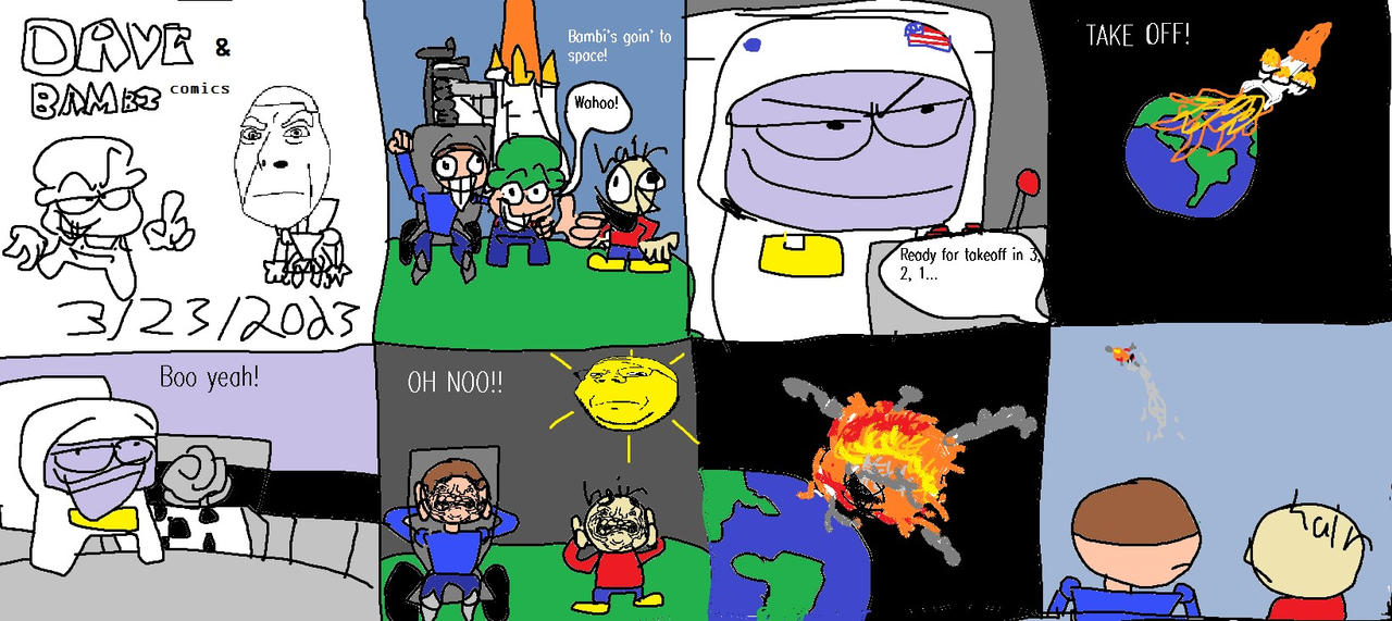 Dave And Bambi Comics! 3/23/2023 Dave's Hex by DaveandbambiFanart on