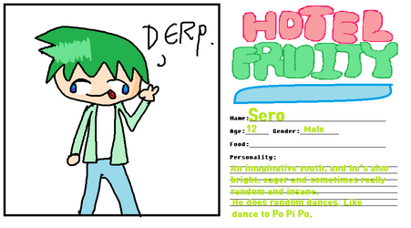 Hotel Fruity : Sero's application!