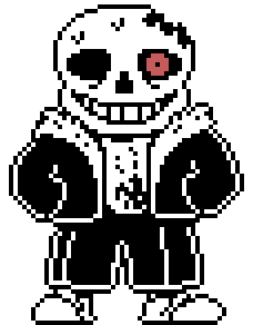 Au Pixel art(horrortale sans)