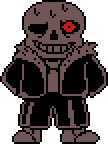 Undertale Au Wiki - Underfell Sans Pixel Art Grid, HD Png Download ,  Transparent Png Image - PNGitem