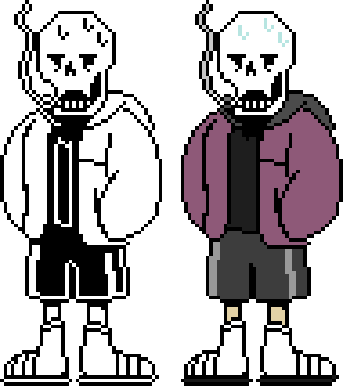 Pixilart - Swapfell Sans (Battle) by AmazinG