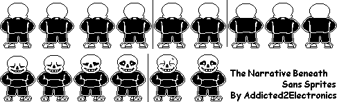 HorrorTale Sans Sprite by Addicted2Electronics on DeviantArt