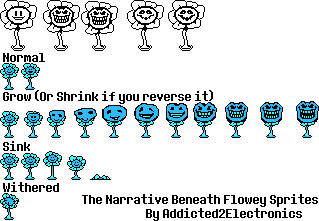 sprite sheet flowey by Kuri-01 on DeviantArt