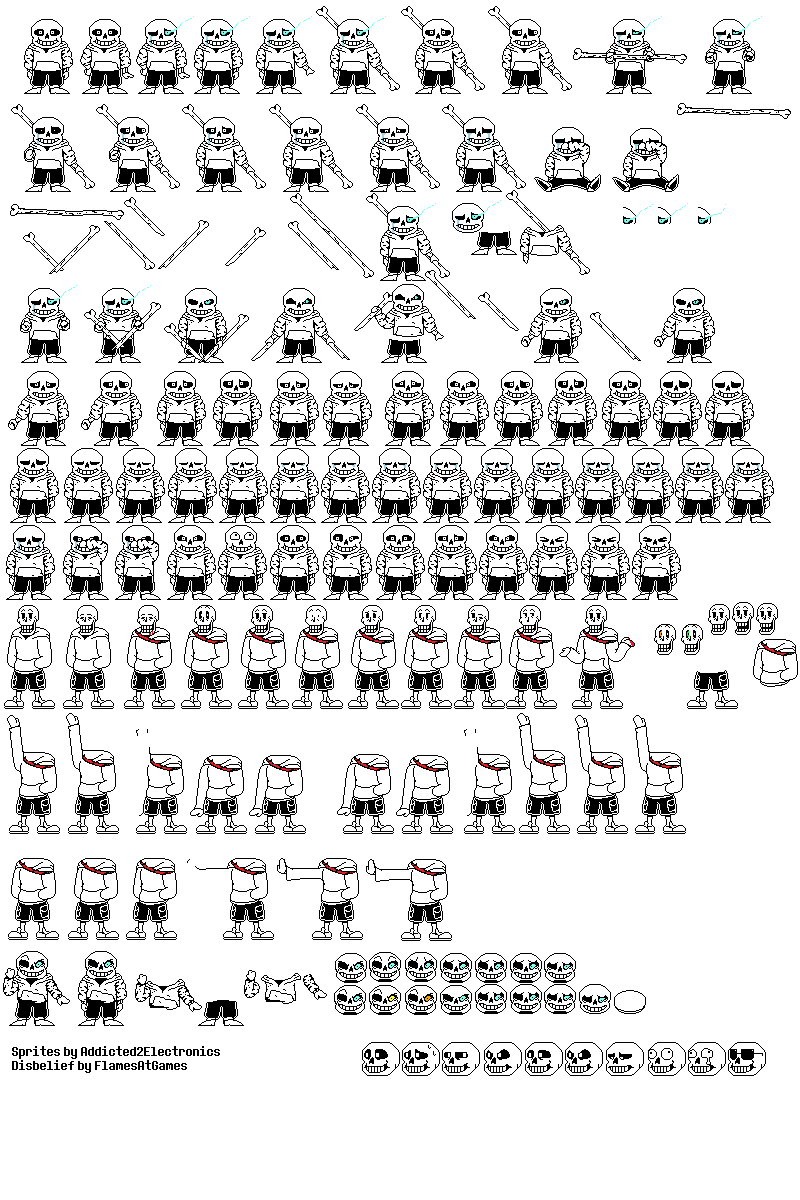 HorrorTale Sans Sprite by Addicted2Electronics on DeviantArt