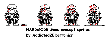 Sans fight Hard mode Project by Comet Ladder