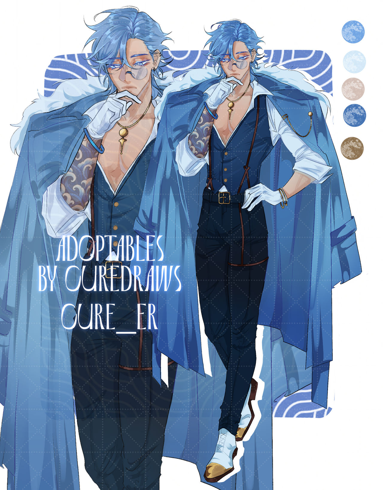 (CLOSED) Ocean blue Adoptable