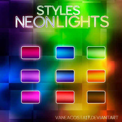 STYLES NEON LIGHTS by vaneacosta17 on DeviantArt
