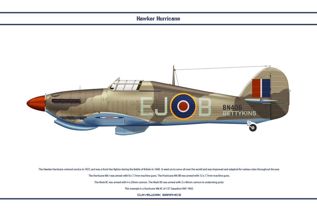 Hurricane GB 127 Sqn