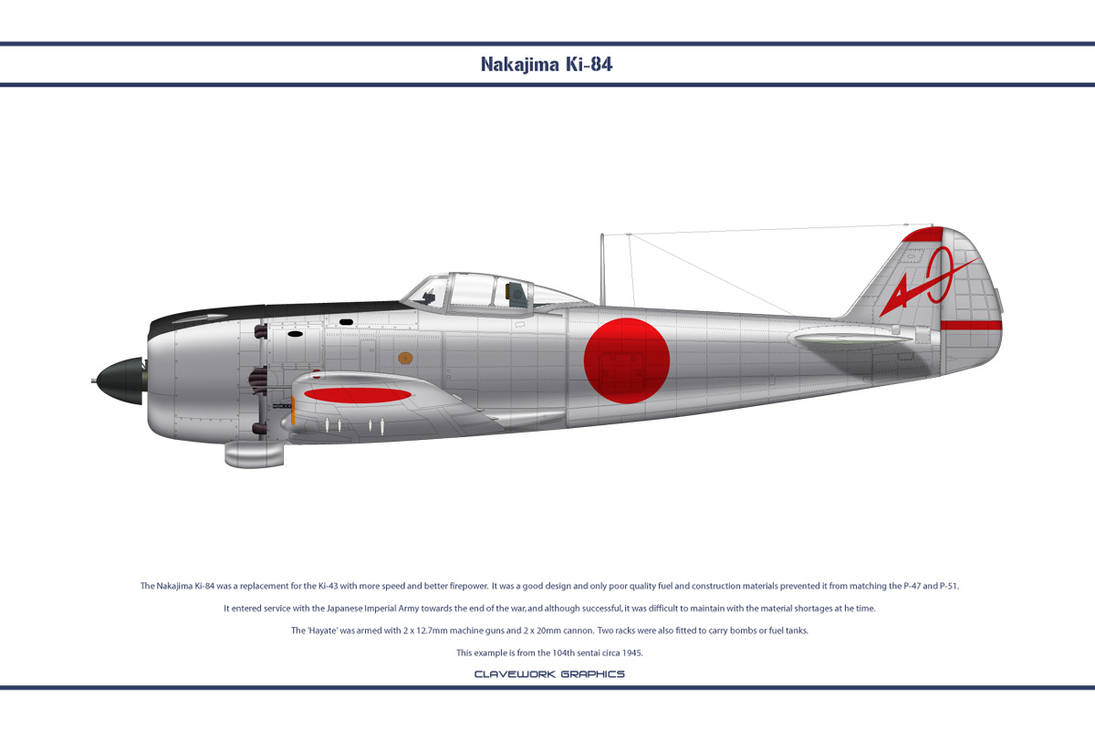 Ki-84 104th sentai by Claveworks on DeviantArt Ki-84 104th sentai by Claveworks on DeviantArt