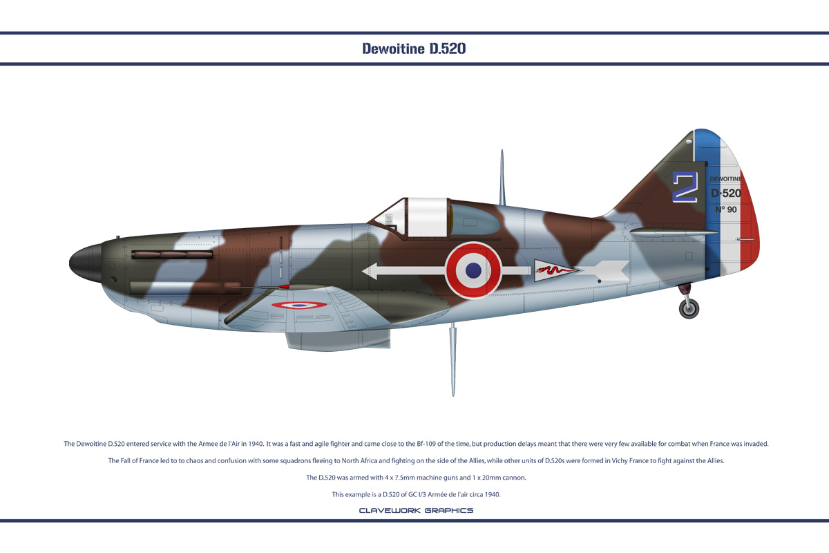 D.520 France GC I-3 1