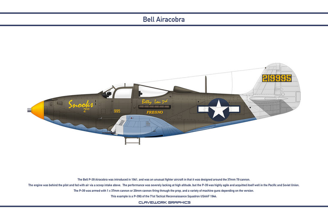 Airacobra USA 71st Tactical Recon Squadron by WS-Clave