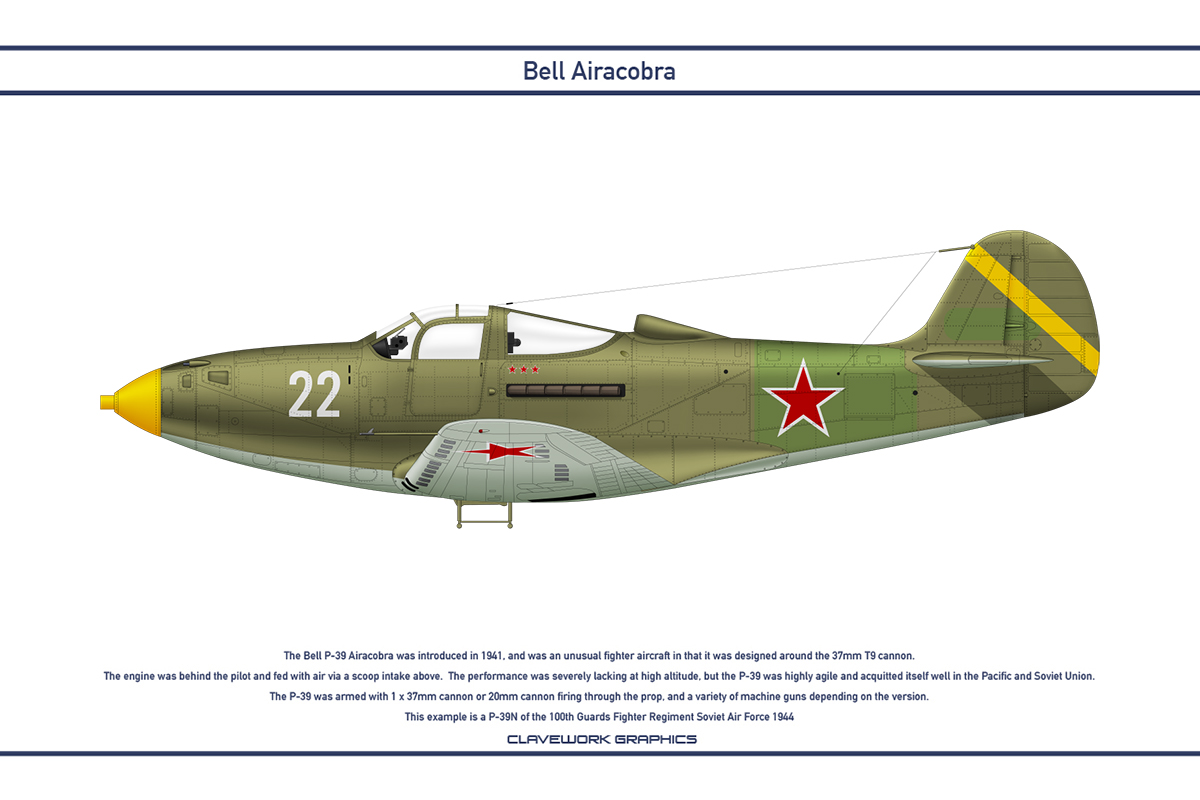 Airacobra USSR 100th Guards Fighter Regiment by WS-Clave