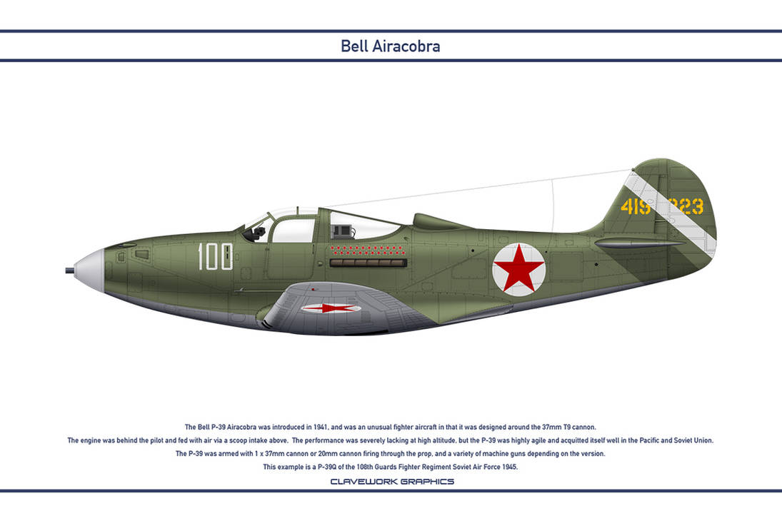 Airacobra USSR 108th Guards Fighter Regiment by WS-Clave