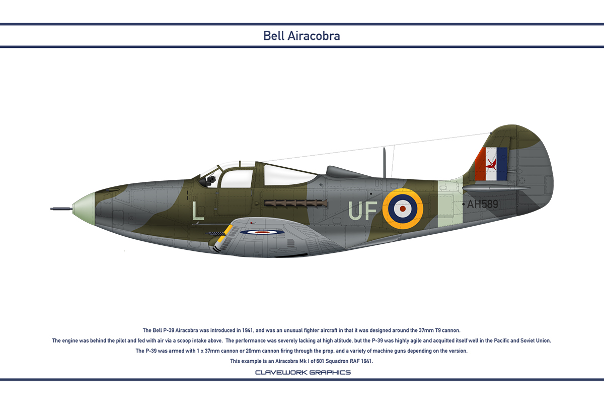 Airacobra GB 601 Squadron 1 by WS-Clave
