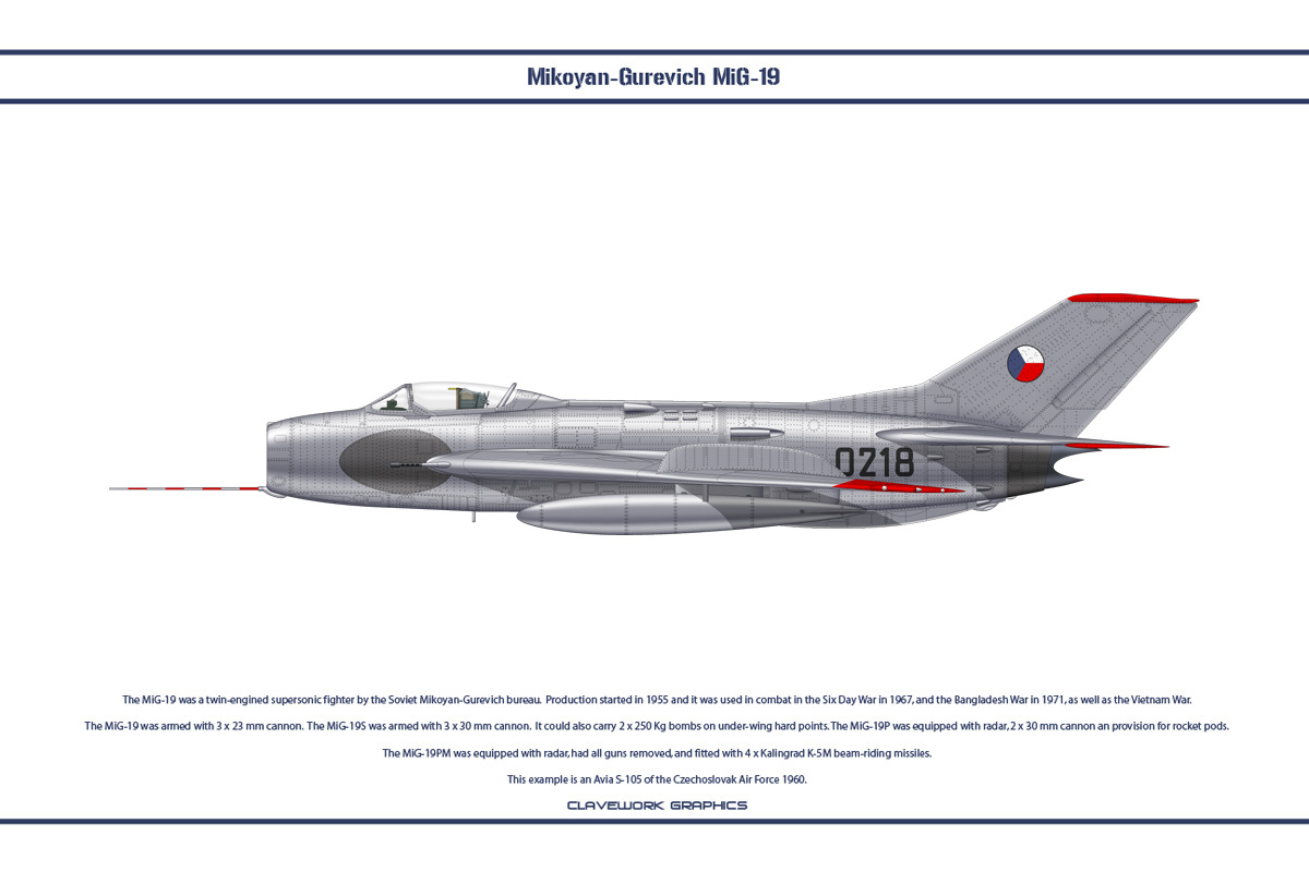 MiG-19 Czechoslovakia 1