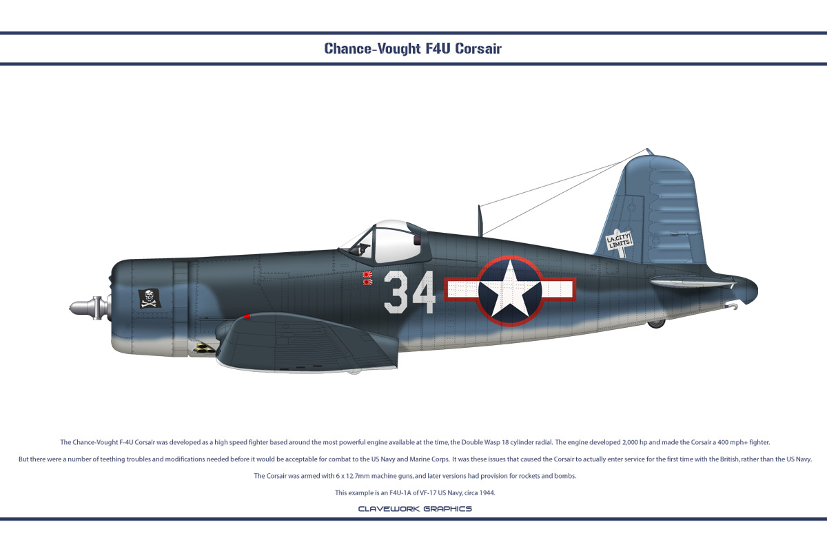 F4U-1A USA VF-17 3 by WS-Clave