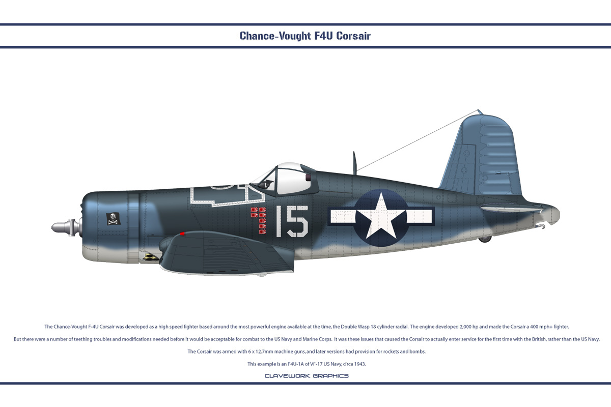 F4U-1A USA VF-17 4 by WS-Clave