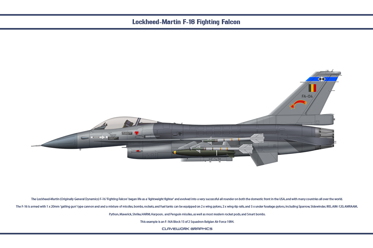 F-16 Belgium 2 Esc