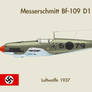 Fridge Magnet Bf109D 1