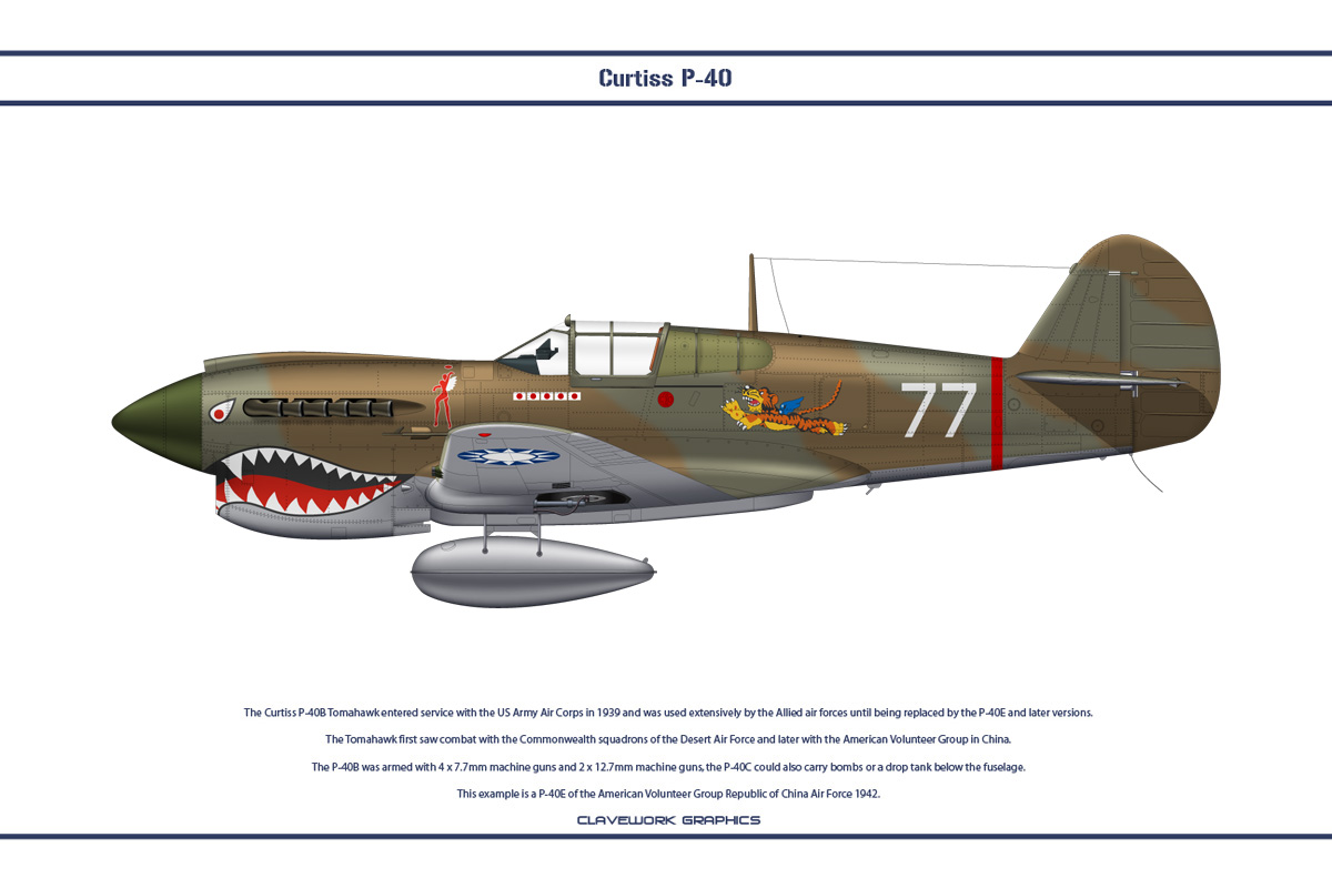 P-40E Flying Tigers