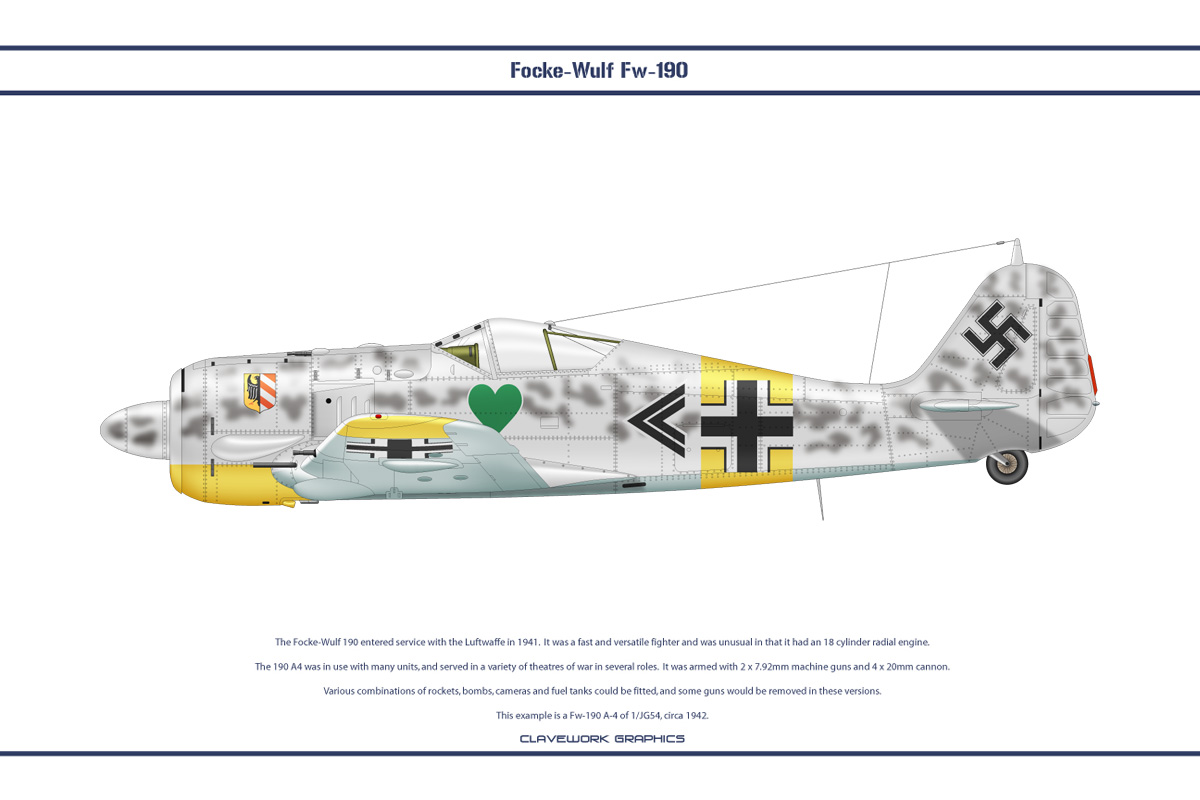 Fw190A4 JG54 3