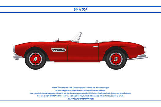 BMW 507 Red