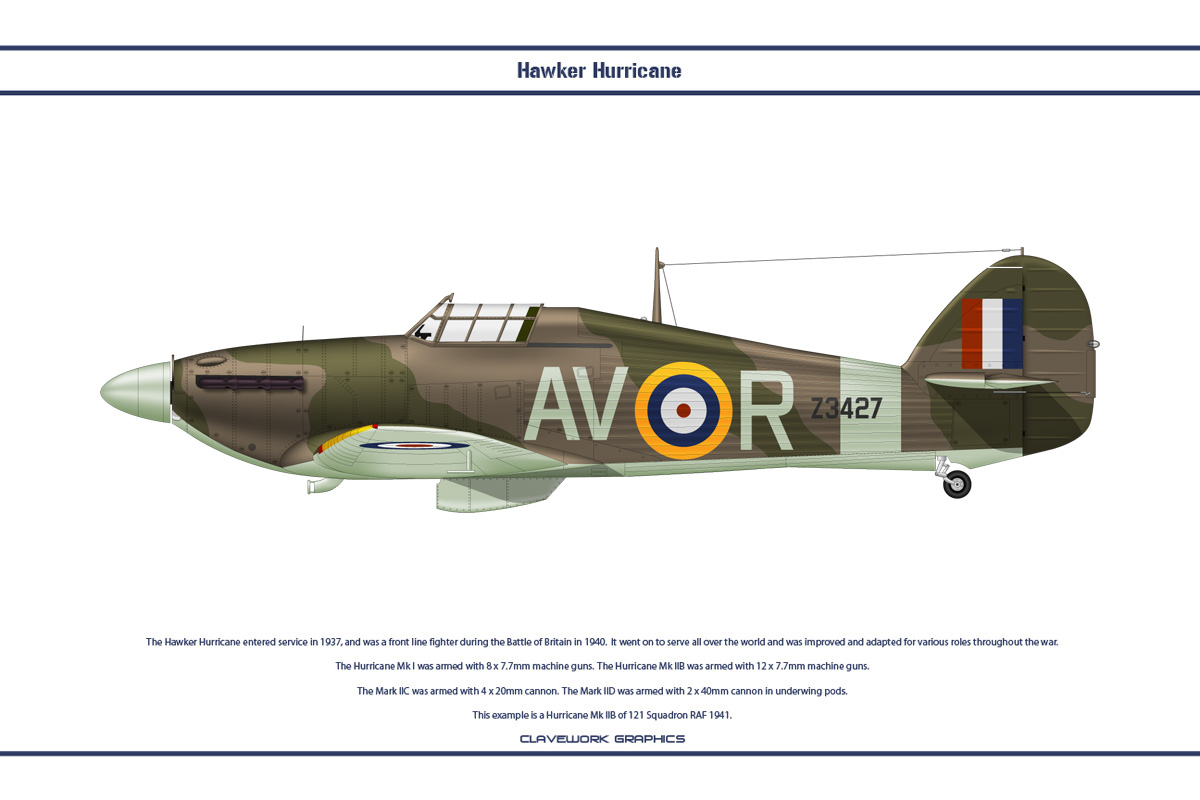 Hurricane GB 121 Sqn