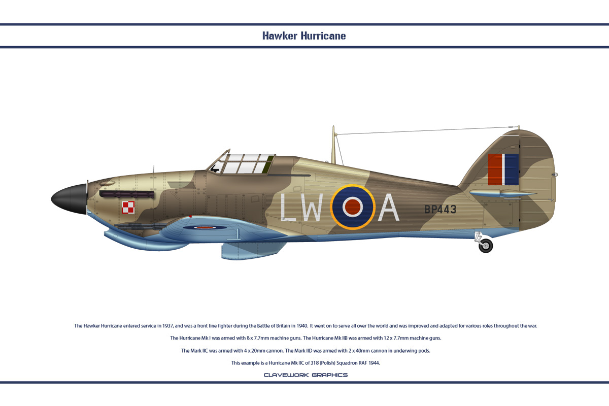 Hurricane GB 318 Sqn