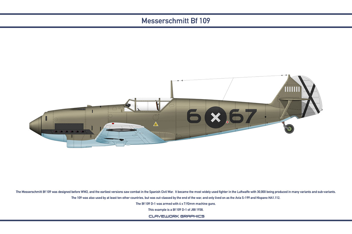 Bf 109 Germany J88 3