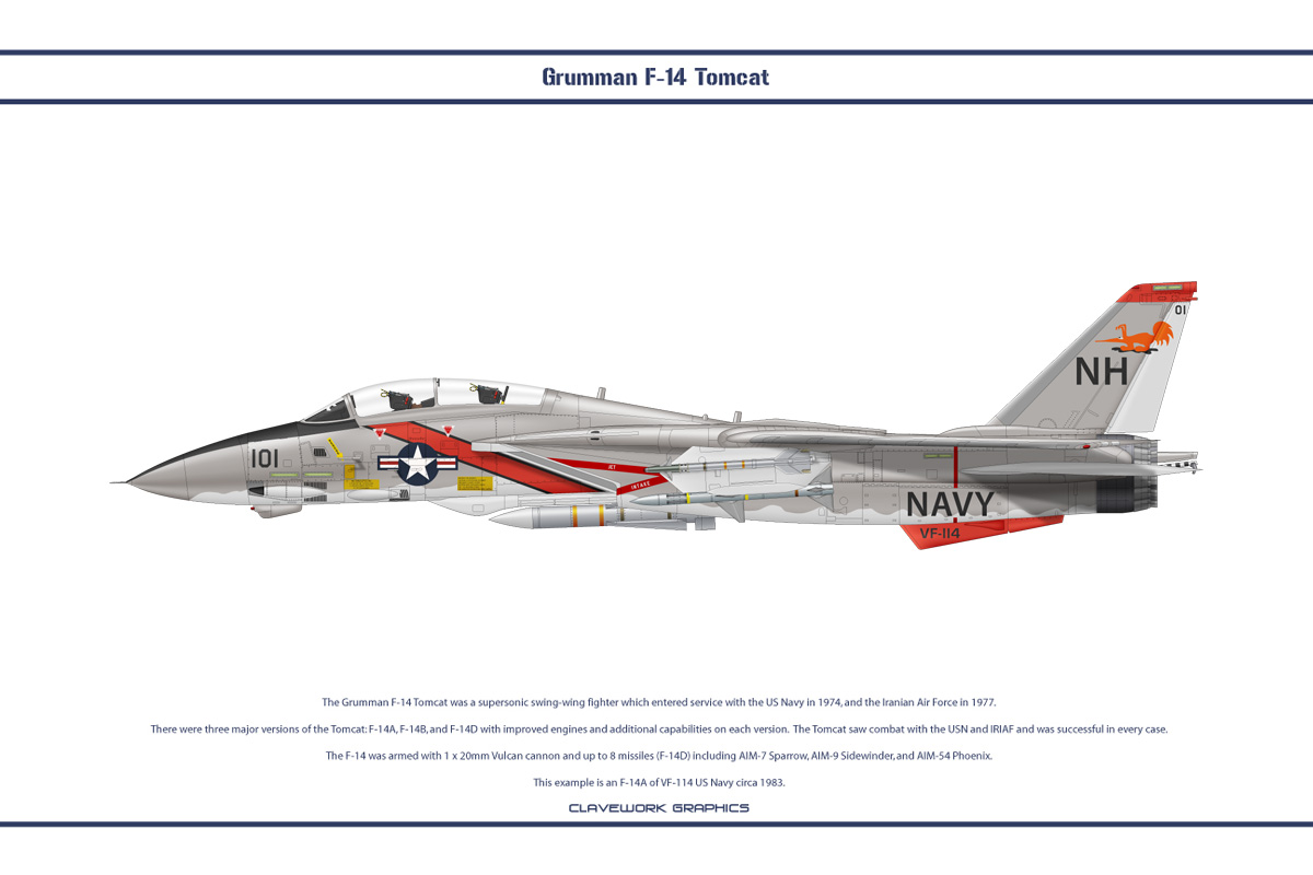 F-14A VF-114 1