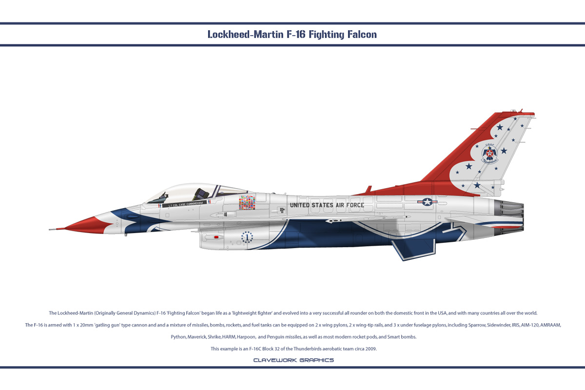 F-16C Thunderbird 1