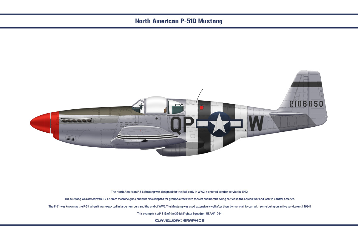 Mustang USAAF 334th FS 1