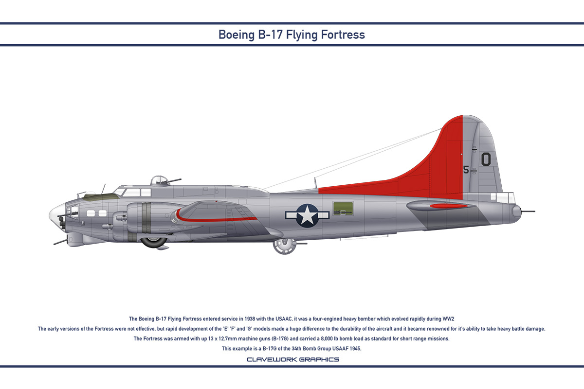 B-17 USA 34th Bomb Group 1