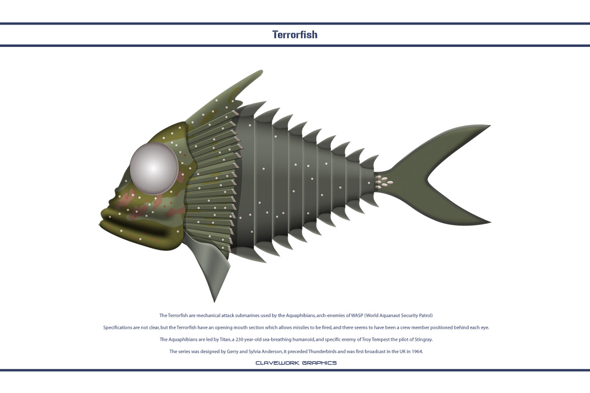 Weaponized Fish Terrorfish by Claveworks on DeviantArt
