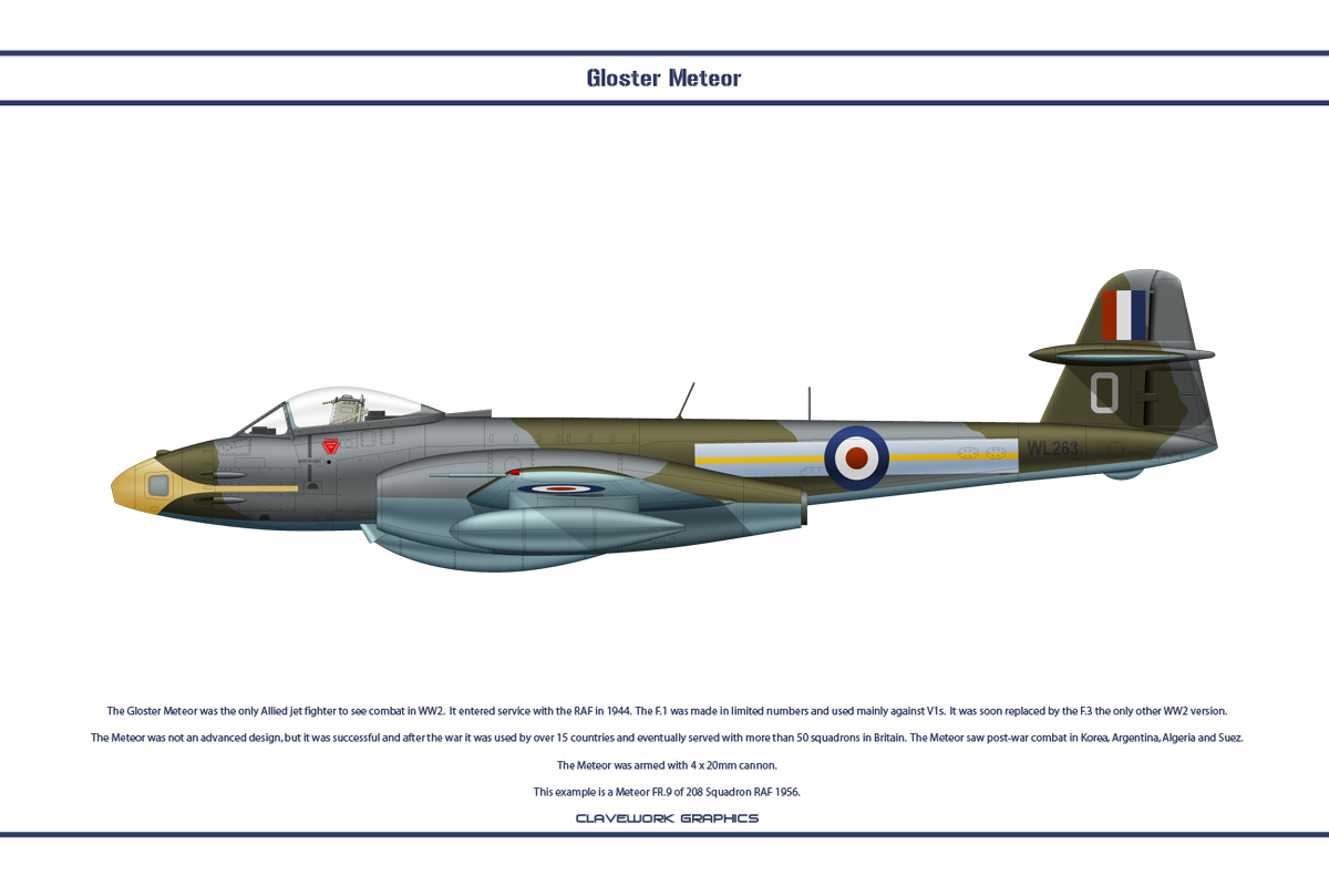 Meteor FR9 GB 208 Sqn 1