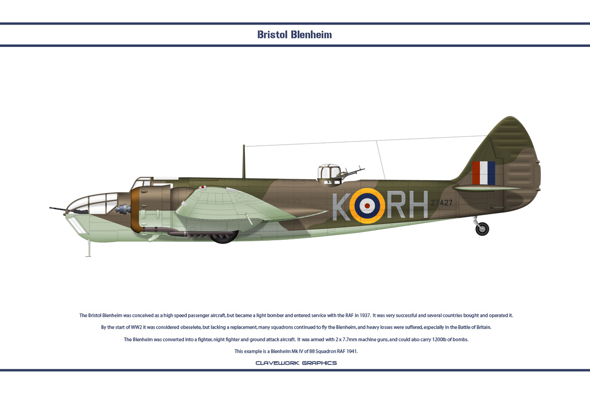 Blenheim GB 88Sqn