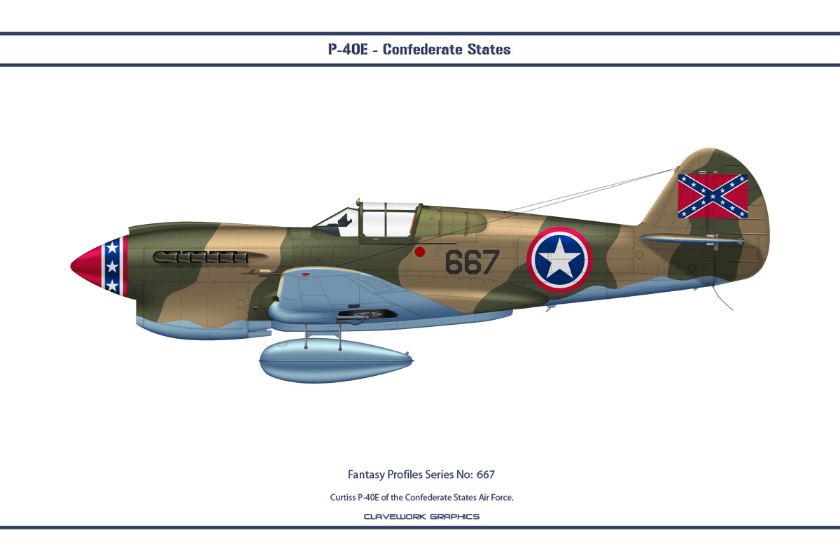 Fantasy 667 P-40E Confederate States