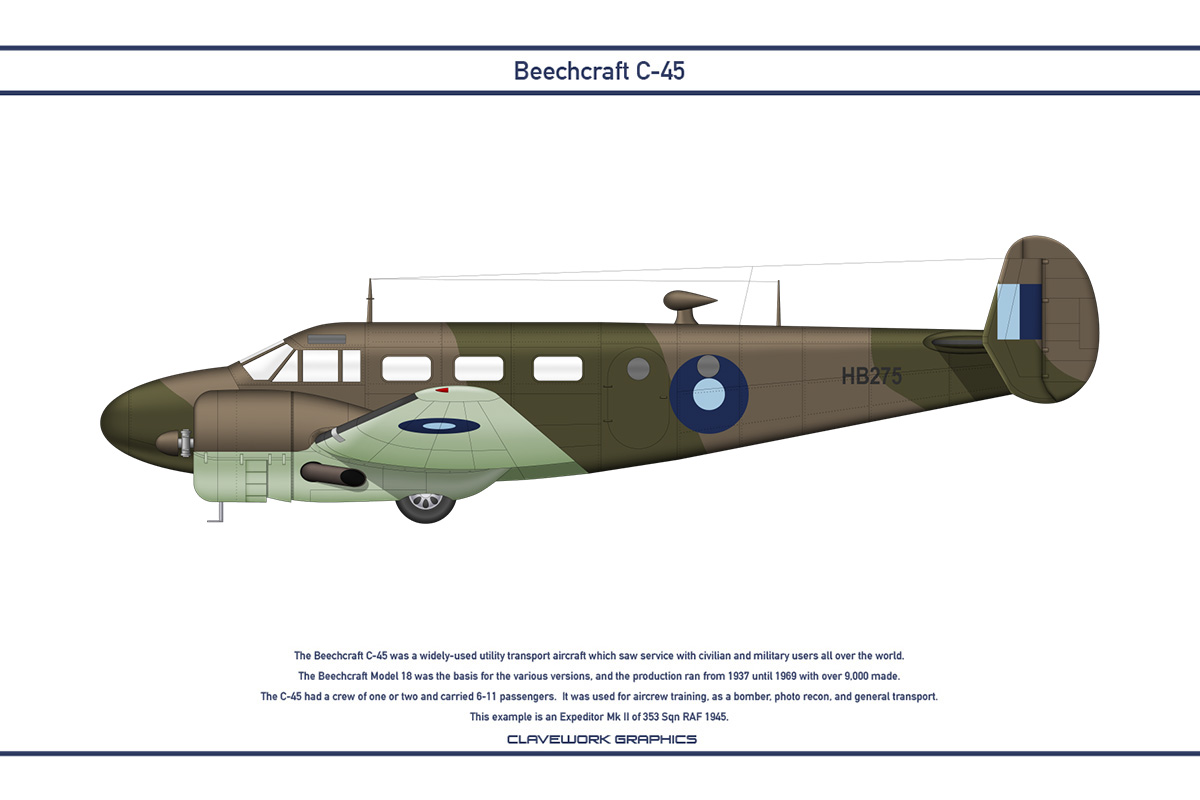 Beech C-45 GB 1