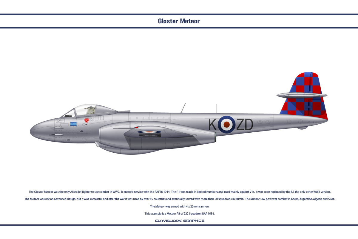 Meteor F8 GB 222 Sqn 1