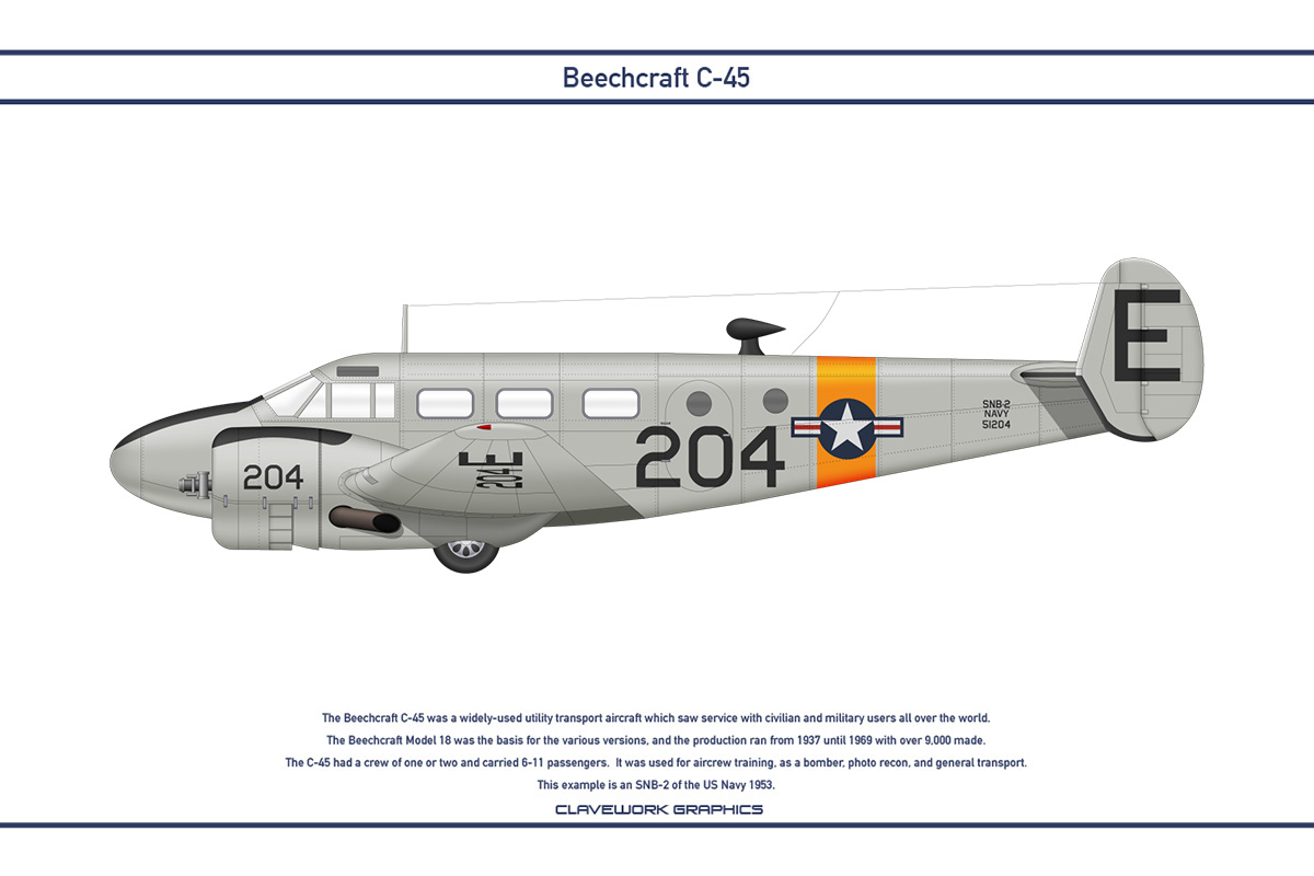 Beech C-45 USN 1