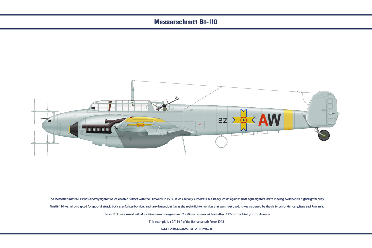 Bf 110 Romania 1