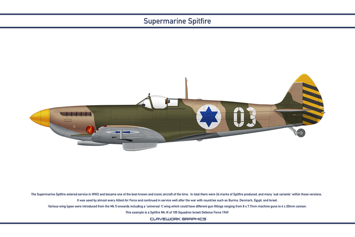 Spitfire Israel 1 by Claveworks on DeviantArt